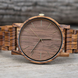 Zebra Wood Watch | Bryce - Ox & Birch