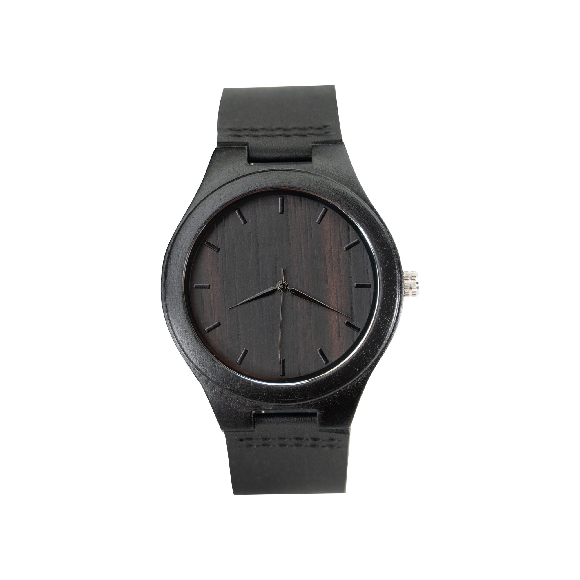 Black Wooden Watch | Storm - Ox & Birch