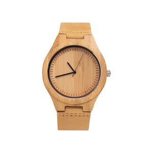 Wood Leather Watch | Dune - Ox & Birch