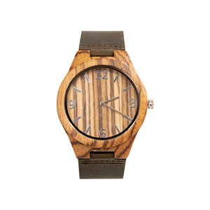 Leather Wooden Watch | Amazon - Ox & Birch