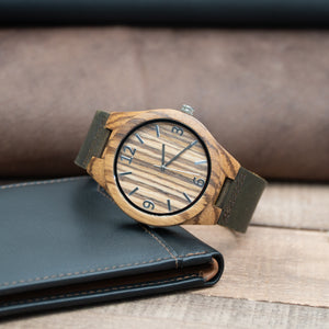 Leather Wooden Watch | Amazon - Ox & Birch