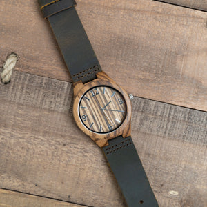 Leather Wooden Watch | Amazon - Ox & Birch