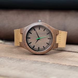 Wood Leather Watch | Denver - Ox & Birch