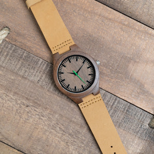 Wood Leather Watch | Denver - Ox & Birch