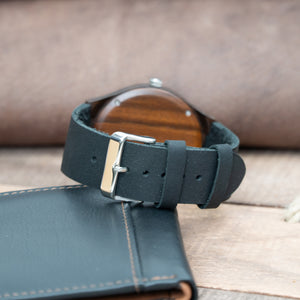 Leather Wooden Watch | Hudson - Ox & Birch