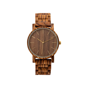 Zebra Wood Watch | Bryce - Ox & Birch